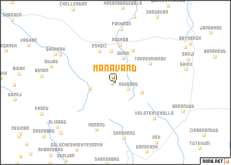 map of Manāvand