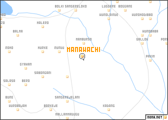 map of Manawachi