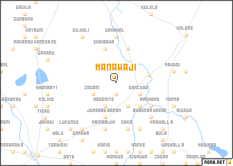 map of Manawaji