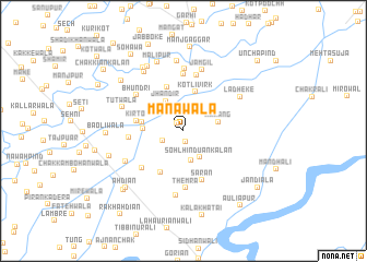 map of Mānāwāla
