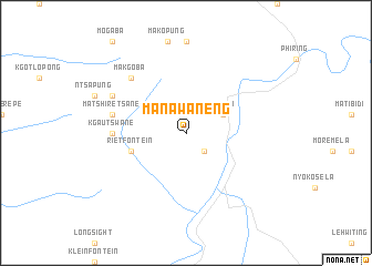 map of Manawaneng