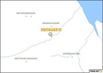 map of Manawarin