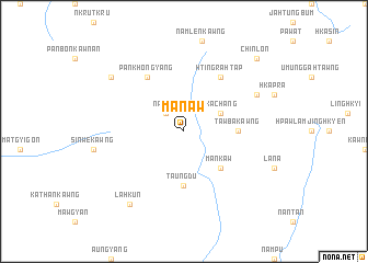 map of Mān Aw