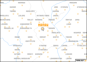 map of Mān-aw