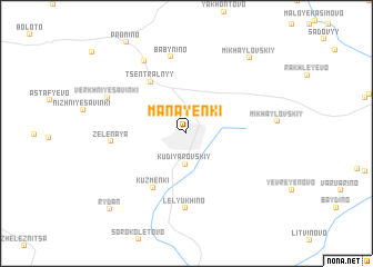 map of Manayenki