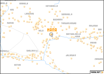 map of Māna