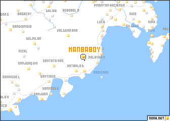 map of Manbaboy