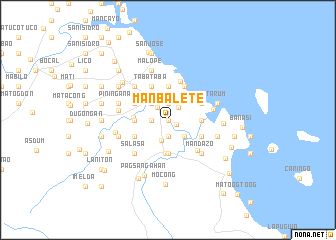 map of Manbalete