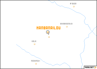 map of Manbanaïlou