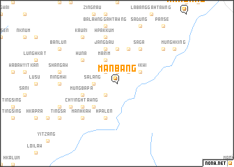 map of Mān Bang