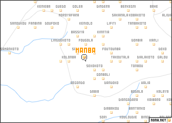 map of Manba