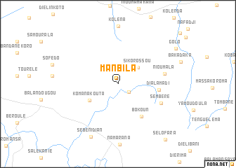 map of Manbila