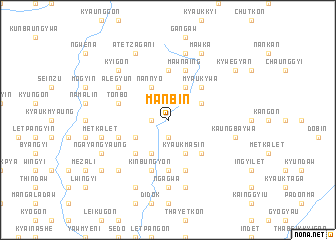 map of Manbin