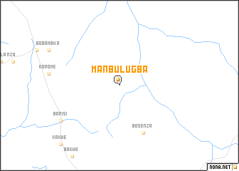 map of Manbulugba