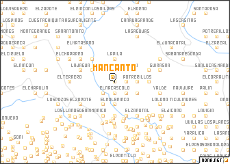 map of Mancanto