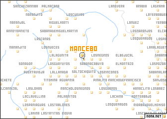 map of Mancebo