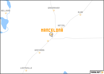 map of Mancelona