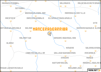 map of Mancera de Arriba