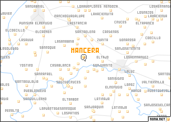 map of Mancera