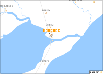 map of Manchac