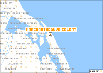 map of Manchanthoduvai Colony