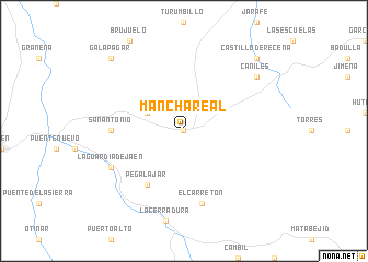 map of Mancha Real