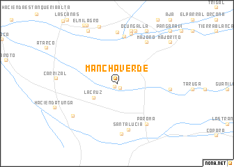 map of Mancha Verde