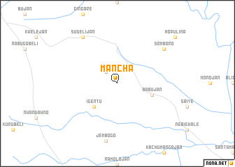 map of Mancha