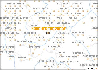 map of Mancherén Grande