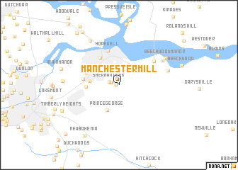 map of Manchester Mill