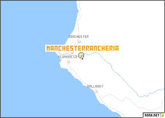 map of Manchester Rancheria