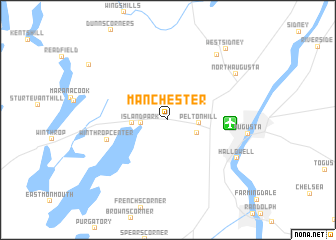 map of Manchester