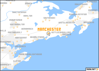 map of Manchester