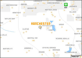 map of Manchester