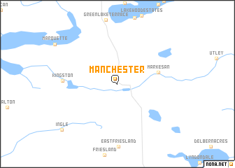 map of Manchester