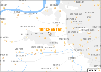 map of Manchester