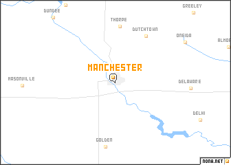 map of Manchester