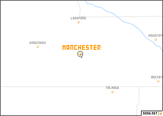 map of Manchester