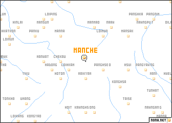 map of Mān Che