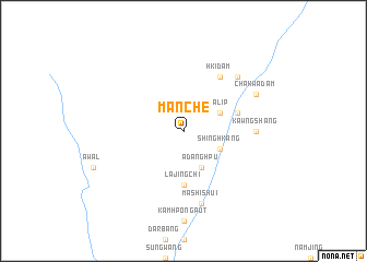 map of Manchē