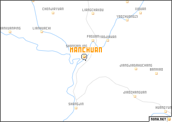 map of Manchuan