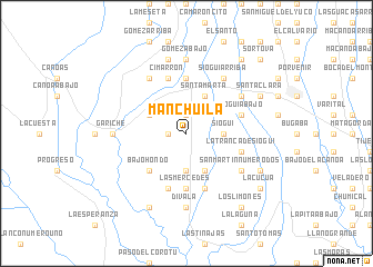 map of Manchuila