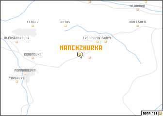 map of Manchzhurka