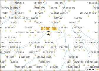 map of Măncioiu