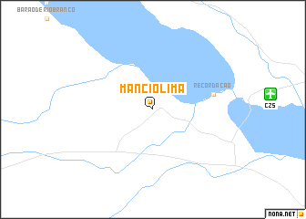 map of Mâncio Lima