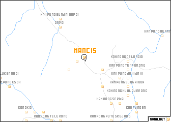 map of Mancis