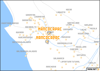 map of Manco Cápac