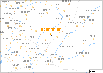 map of Mancofine