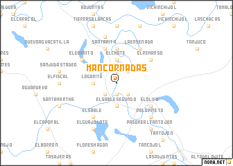 map of Mancornadas