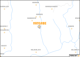 map of Mandabe